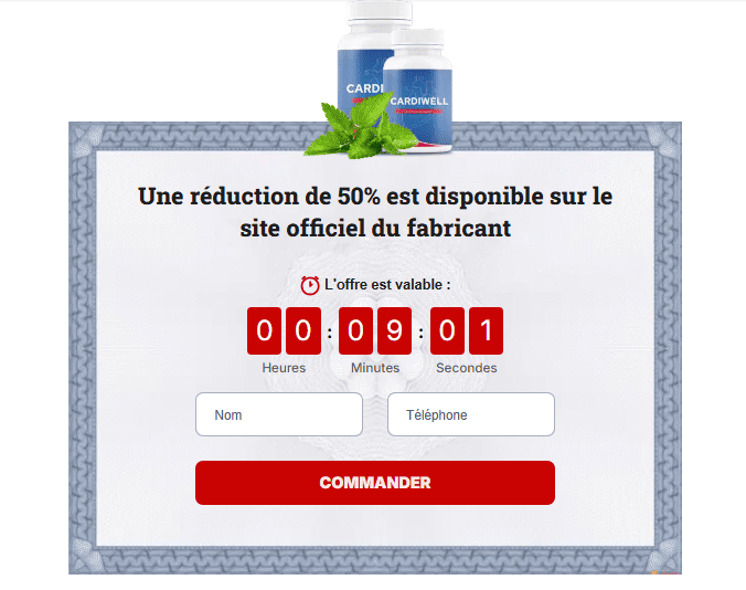 CardiWell hypertension avis