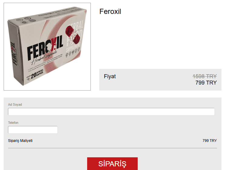 Feroxil Fiyat & Yorumlar